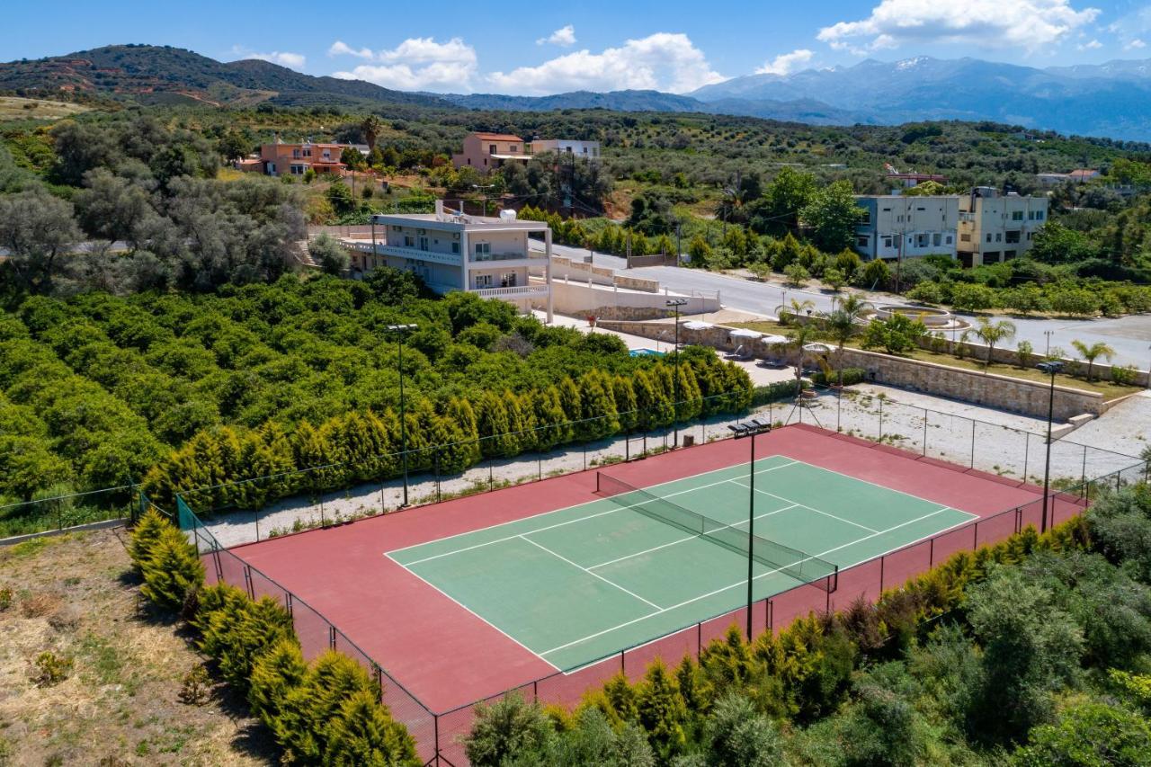 Queen Electra With Pool And Tennis Court Alikianos Buitenkant foto